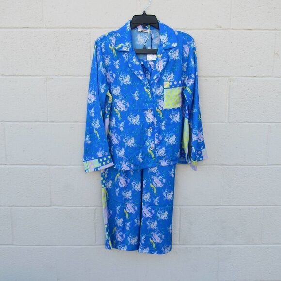 UGG WOMEN'S KATHARINE SET IN BLUE ASTER FLORAL - Picture 2 of 9